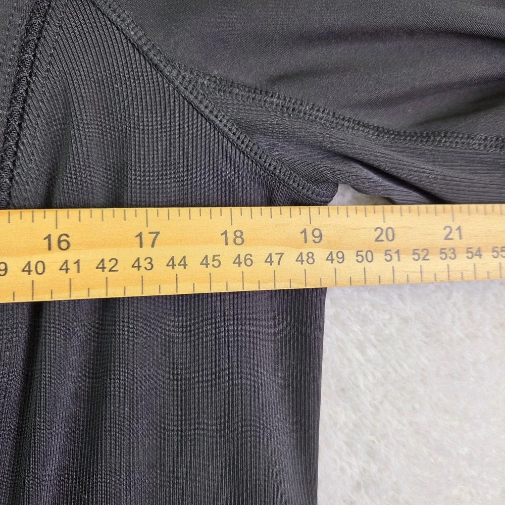 Tangerine Womens Black Full Zip Mock Neck Athletic Jacket Large RN 83814